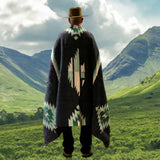 Blue Eagle Thick Mexican Blanket Design