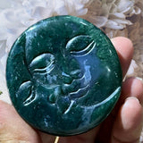 Crystals ~ Moss Agate Eclipse Moon