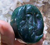 Crystals ~ Moss Agate Eclipse Moon