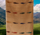 Tan Thunderbird Mexican Blanket
