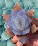 Crystals ~ Blooming Lotus Druzy Agate 179 grams