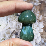 Crystals ~ Moss Agate Mushroom