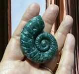 Crystals ~ Moss Agate Conch 45g