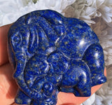 Crystals ~ Lapis Lazuli Elephant Family