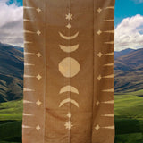 Mexican Blanket in Moon Phases Design