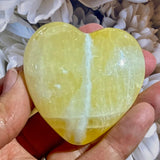 Crystals ~ Honeycomb Calcite Heart 104.3g
