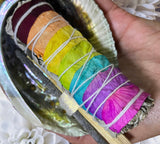 Abalone Cleansing Bowl + CHAKRA Sage + Palo Santo + Copal Bundle