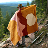 Mexican Blanket in Moon Rising Design