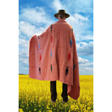 Rose Thunderbird Mexican Blanket