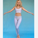 teeki - white snake opal leggings