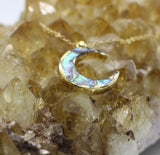 Abalone Moon Necklace