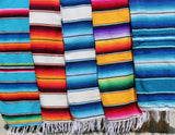 Mexican Baja Blanket Serape Design