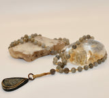 Mala ~ Labradorite Mala with Buddha Pendant - PREORDER ONLY!