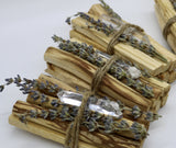 Palo Santo bundle with Lavender or Crystal Point