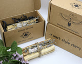 Palo Santo + Lavendar + Quartz point in a BOX