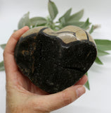 Crystals ~ Dragon Septerian Druzy Heart