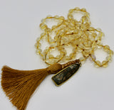 Mala ~ Citrine Standing Buddha - PREORDER ONLY!