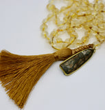Mala ~ Citrine Standing Buddha - PREORDER ONLY!