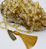 Mala ~ Citrine Standing Buddha - PREORDER ONLY!