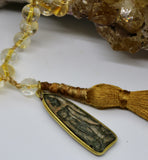 Mala ~ Citrine Standing Buddha - PREORDER ONLY!