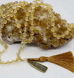 Mala ~ Citrine Standing Buddha - PREORDER ONLY!