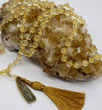 Mala ~ Citrine Standing Buddha - PREORDER ONLY!