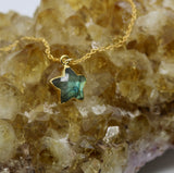 Labradorite Star Necklace in 14K Gold – Celestial Jewelry for Intuition, Protection & Transformation