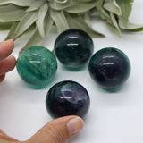Crystals ~Fluorite Small Spheres