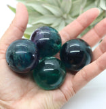 Crystals ~Fluorite Small Spheres
