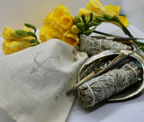 Abalone Cleansing Bowl + Sage + Palo Santo + Copal Bundle