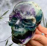 Crystals ~ Flourite Skull 2.54 lb