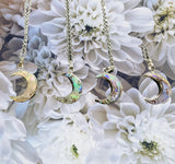 Abalone Moon Necklace