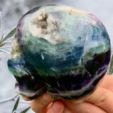 Crystals ~ Flourite Skull 2.54 lb