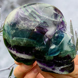 Crystals ~ Flourite Skull 2.54 lb