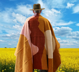 Mexican Blanket in Moon Rising Design