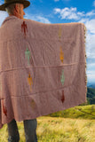 Lavender Thunderbird Mexican Blanket