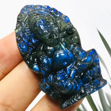 Crystals ~ Labradorite Ganesh