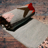 Powder Blue Thick Mexican Blanket Fish Design