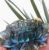 Crystals ~ Labradorite Lotus Flower