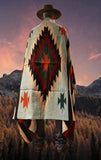 Mint Green Thick Mexican Blanket Aztec Diamond Design