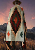 Mint Green Thick Mexican Blanket Aztec Diamond Design