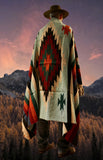 Mint Green Thick Mexican Blanket Aztec Diamond Design