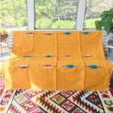 Gold Thunderbird Mexican Blanket
