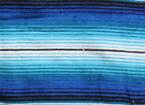 Mexican Baja Blanket Serape Design