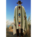 Mint Green Thick Mexican Blanket Fish Design