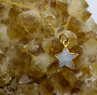 Star Shaped Pendant Celestial Jewelry for Manifestation & Dreams