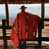 Mexican Blanket ~ Manta de Pescado (Rust) - SHIPS FREE!