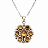 Citrine Daisy Sterling Silver Necklace – 1994