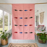 Pink Mexican Thunderbird Blanket – Sunset Pink Haze