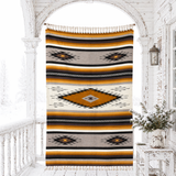 Mexican Wool Aztec Blanket – Desert Hues